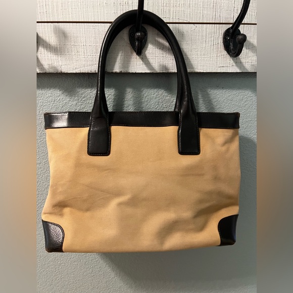 GUCCI Web Sherry Line Tote Bag Canvas Leather Purse- 💎Authenticated 💎 - Picture 16 of 16